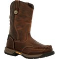 Georgia Boot Size 10.5 Steel Steel Toe Boots, Brown GB00442  W  105